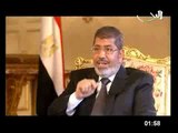 بالفيديو رد الرئيس مرسي على مقارنته بمبارك وان الحال هو الحال