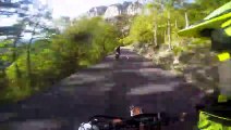 SUPERMOTO RACE on a dangerous mountain road.. ( 720 X 1280 )