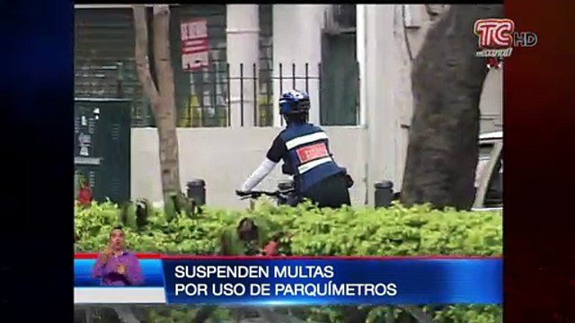 Suspenden multas por uso de parquímetros