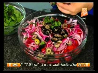 فيها حاجة حلوة: كمونية الجمبري -- سلطة البطيخ والجبنة