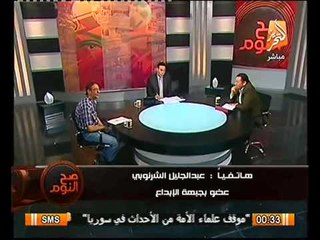 شاهد عضو جبهة الابداع عبد الجليل الشرنوبي ينفي اقتحام مبنى الوزاره و يفتح النار على عمرو عبد الهادي