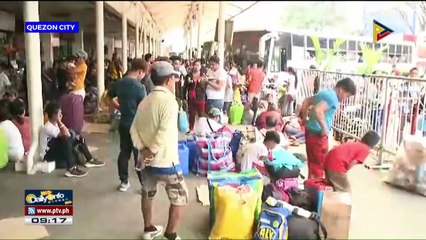 Update sa sitwasyon sa Araneta bus terminal