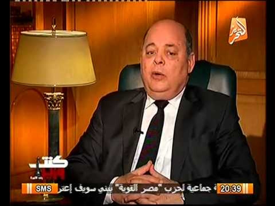 وزير الثقافه الاسبق يكشف لأول مره سبب رفضه لقبول الوزاره في حكومة شفيق