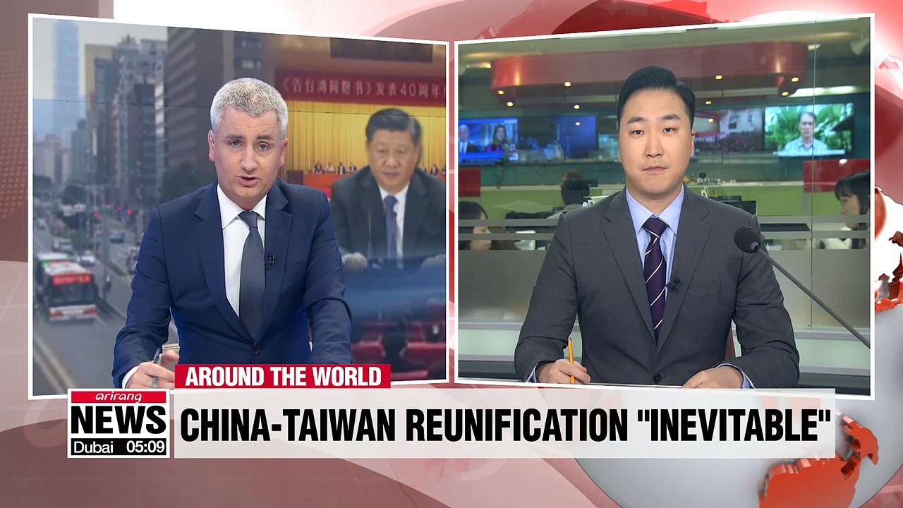 China's Xi says Taiwan's reunification with China is 'inevitable'