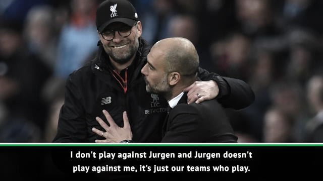 Guardiola not bothered about personal record with Klopp
