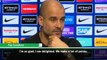 I'm delighted with our first half of the season - Guardiola