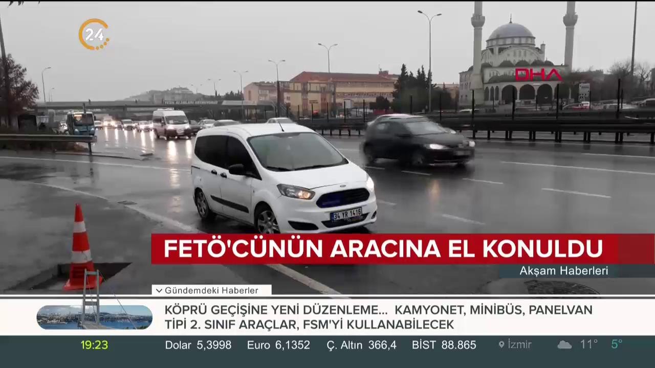 Aracına el konuldu