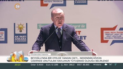 Başkan Erdoğan Yerel Seçim Buluşma Programında konuştu