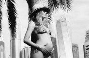 Abbey Clancy reveals pregnancy joy