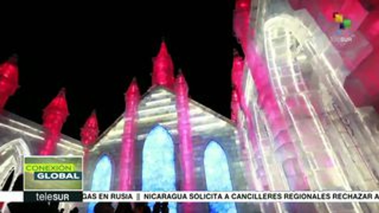 China: inicia el Festival de Esculturas de Hielo y Nieve en Harbin