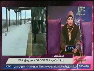 فيديو لحظة اغراق قطار سريع لمسافرين بمحطة ركاب في الثلوج إثر عاصفة "ستيلا"