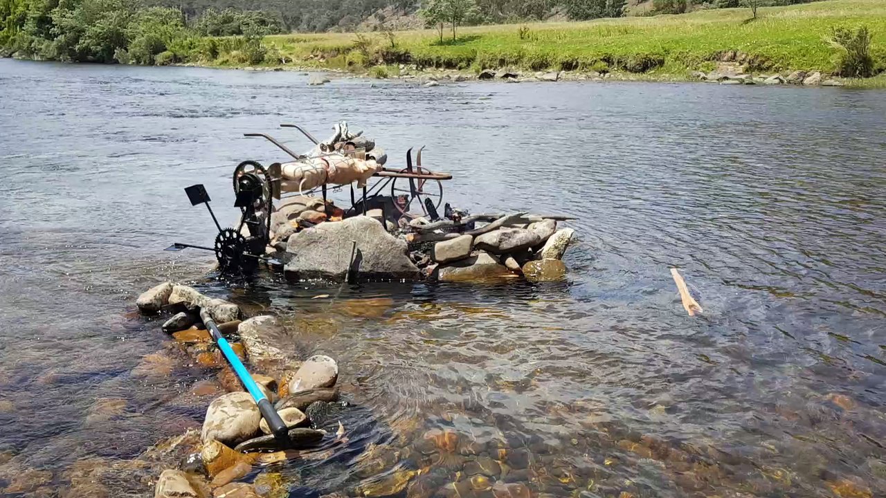 River Powered Spit Roast