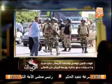 السيسى يزور قبر جمال عبد الناصر والجيش يوزع السلع الغذائية بكرداسة