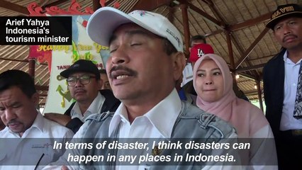 Disasters rock Indonesia's tourism push