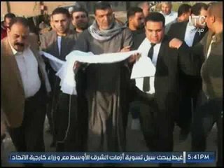 فيديو تقديم عائلة البحيري لـ الكفن لعائلة البنا بجزيرة الوراق لإنهاء خصومة الثأر