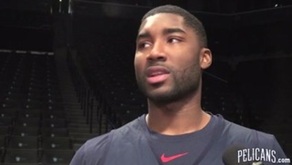 Pelicans-Nets Shootaround: E'Twaun Moore 1-2-19