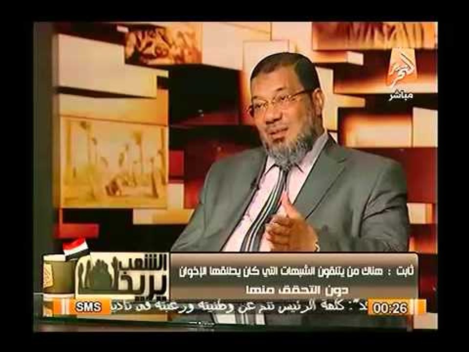 بالفيديو.. وكيل حزب النور ينقلب علي دستور الاخو...