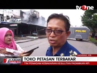 Warga Panik, Toko Petasan Terbakar