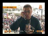 مراسل قناة التحرير بدمياط تكثيف أمنى بميدان الساعة وتوافد المواطنين للإحتفال بالثورة