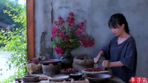 Chinese girl - chinese food-making Chinese secret sauce