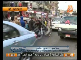 سائق سيارة قناة التحرير باكيا: .تعرضت للضرب و محاولة اختطاف ولولا الشرطة كان زمانى ميت