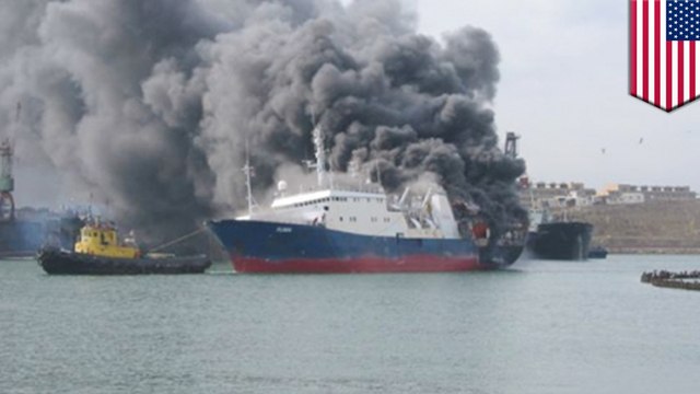 Cargo ship mysteriously catches on fire on its way to Hawaii