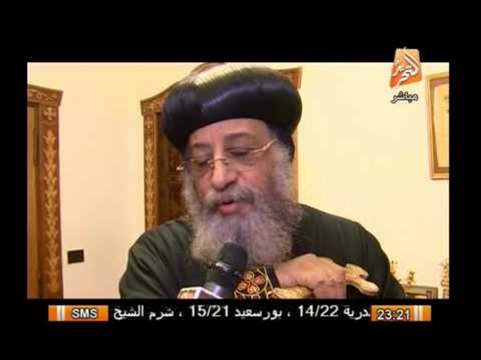 بالفيديو لقاء الكاتب الصحفى محمد حسنين هيكل مع...