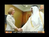 بالصور.. القرضاوي يحتفل فرحاً مع اصدقائه من حاخامات اليهود وصور امير قطر