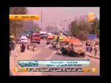 مراسلة قناة التحرير سمر نجيدة تروى تفاصيل حادث الهجوم على كمين شبرا الخيمة من موقع الحادث