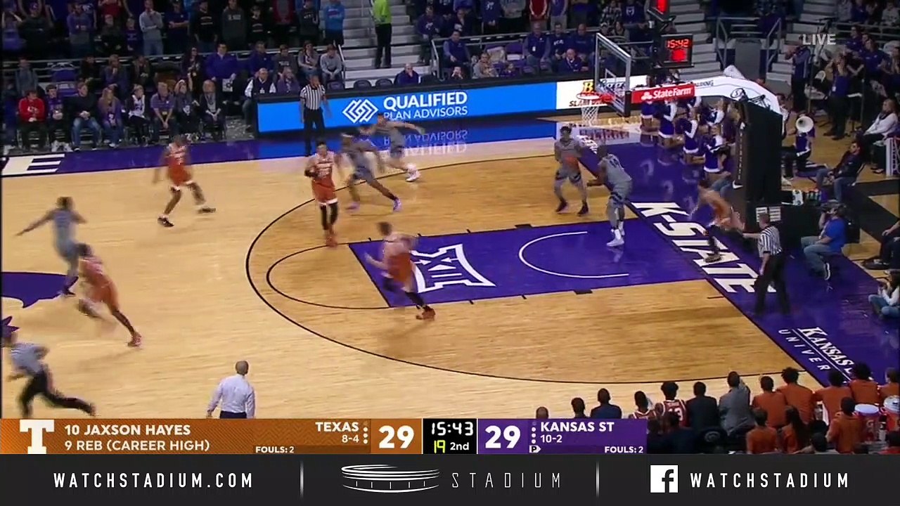 Texas vs. Kansas State Basketball Highlights (2018-19)