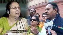 Sumitra Mahajan ने AIADMK, TDP के 26 MPs को  Lok Sabha से क्यों किया Suspend | वनइंडिया हिंदी