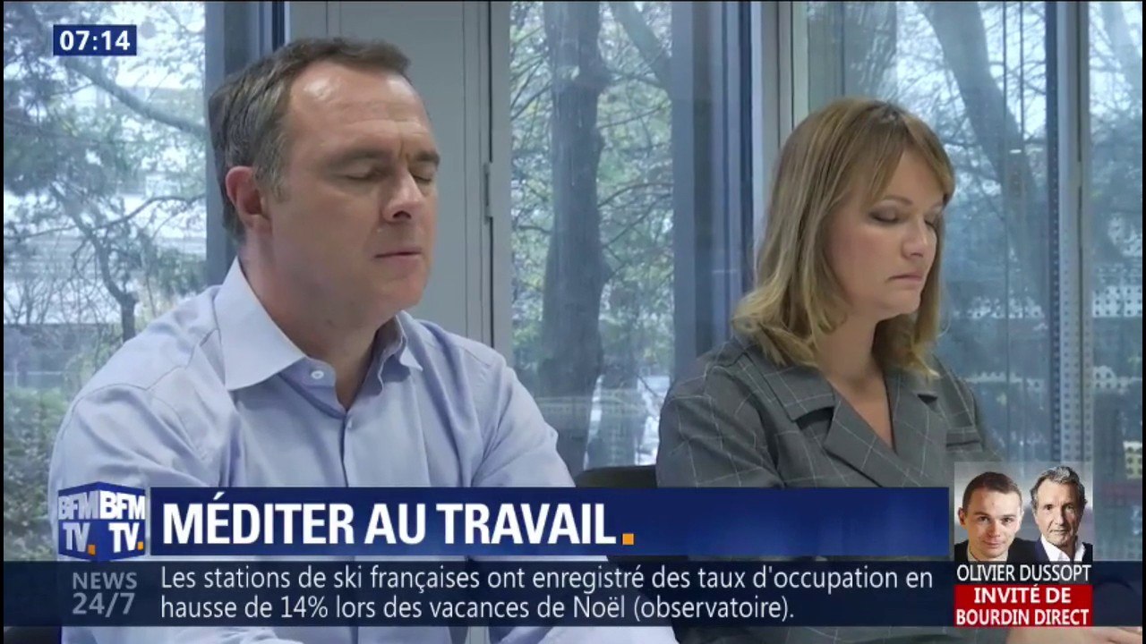 C'est votre vie: Adeline François et Christophe Delay ont essayé la méditation au travail