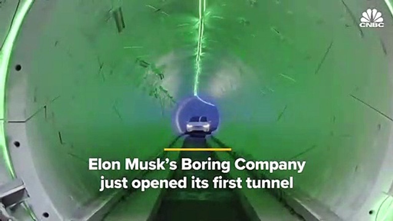 Elon Musk's Boring Company Opened Its First Tunnel — Watch What It's Like To Ride Inside