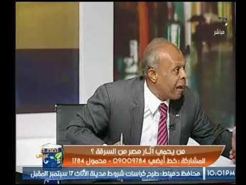 مشادة كلامية بين أستاذ بكلية الأثار ورئيس قطاع الآثار المصرية سابقا حول سرقة الأثار