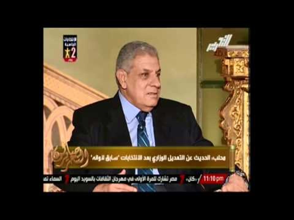 محلب : امامي هدف واحد وهو استكمال خارطة الطريق
