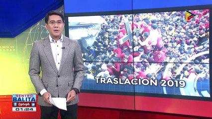 Mga aktibidad para sa Traslacion 2019, inilatag na