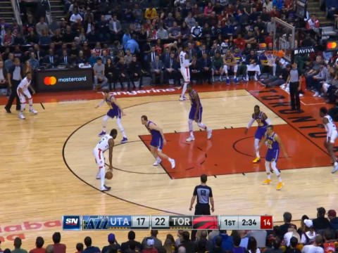 كرة سلّة: ان بي آي: تورونتو رابتورز 122 - 116 يوتا جاز
