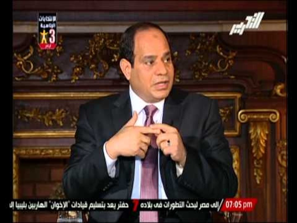 السيسى : دور العبادة و البيت و المدرسة و التلفزيون يساهمون فى بناء الشعوب ووعيها