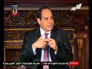 السيسى : دور العبادة و البيت و المدرسة و التلفزيون يساهمون فى بناء الشعوب ووعيها