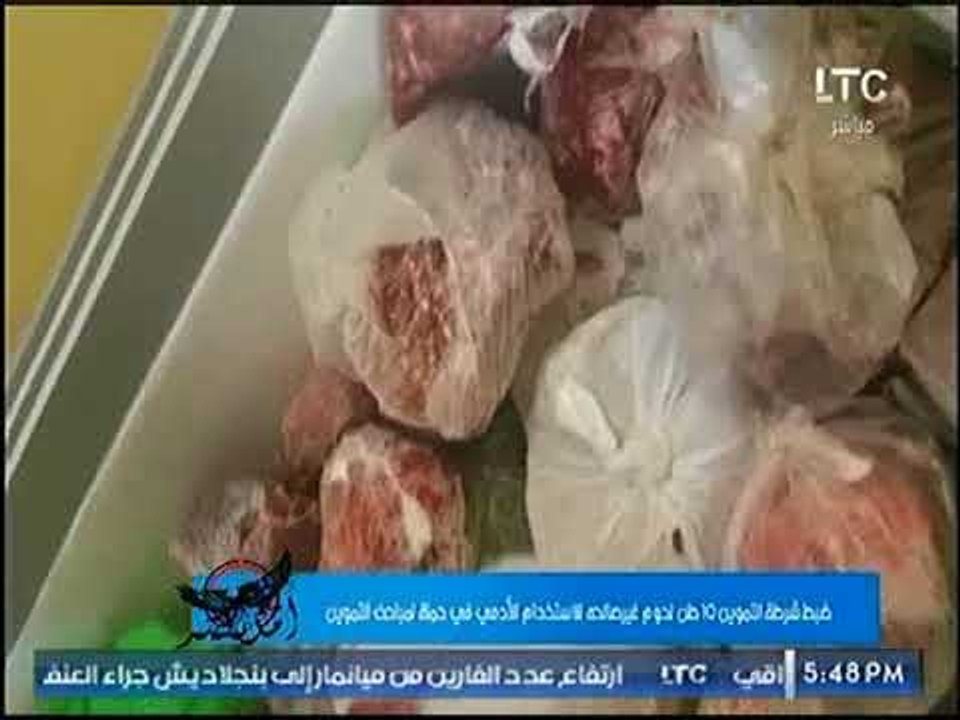 ضبط 15 طن لحوم غير صالحة للاستخدام الآدمي .. وح...