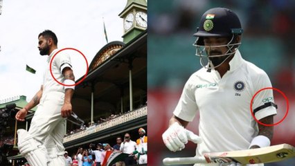 ಭಾರತ ಮತ್ತು ಆಸಿಸ್ ತಂಡದ ಆಟಗಾರರು ಕಪ್ಪು ಪಟ್ಟಿ ಧರಿಸಿ ಆಡಿದ್ದೇಕೆ..? | Oneindia Kannada