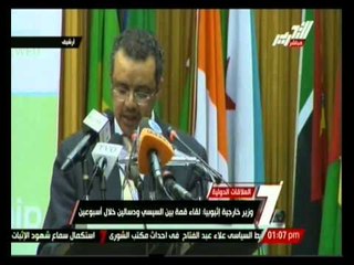 وزير خارجية إثيوبيا: لقاء قمة بين السيسي ودسالين خلال أسبوعين