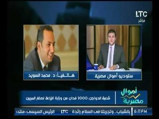 تعليق د.محمد السويد علي طرح 2000 فدان من وزارة الزراعة لصغار المربين