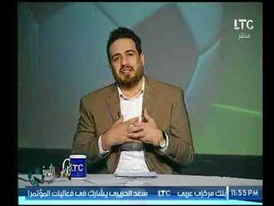 احمد سعيد يفتح النار علي "صالح جمعة" ويلقنه درس...