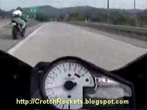 Illegal Street Racing - Suzuki GSXR Motorcycle (180 MPH)
