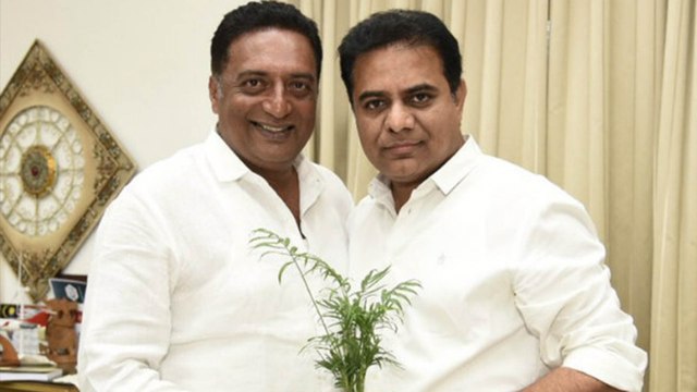 ಟಿ ಆರ್ ಎಸ್ ಕಾರ್ಯಾಧ್ಯಕ್ಷ ಕೆ ಟಿ ರಾಮರಾವ್ ರನ್ನ ಭೇಟಿ ಮಾಡಿದ ಪ್ರಕಾಶ್ ರಾಜ್ ( ರೈ ) | Oneindia Kannada