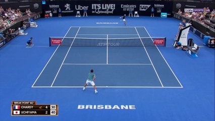 Brisbane : Chardy dans le dernier carré