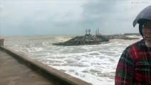 Footage Of Rough Seas In Southern Thailand As Tropical Storm Approaches