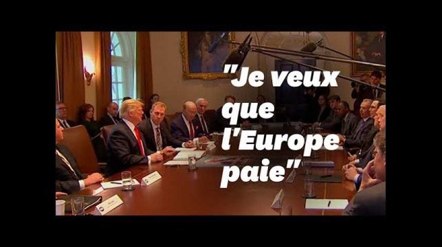 Donald Trump se fiche de l'Europe et réclame plus pour l'OTAN