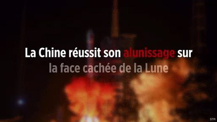 Une sonde chinoise alunit sur la face cachée de la Lune